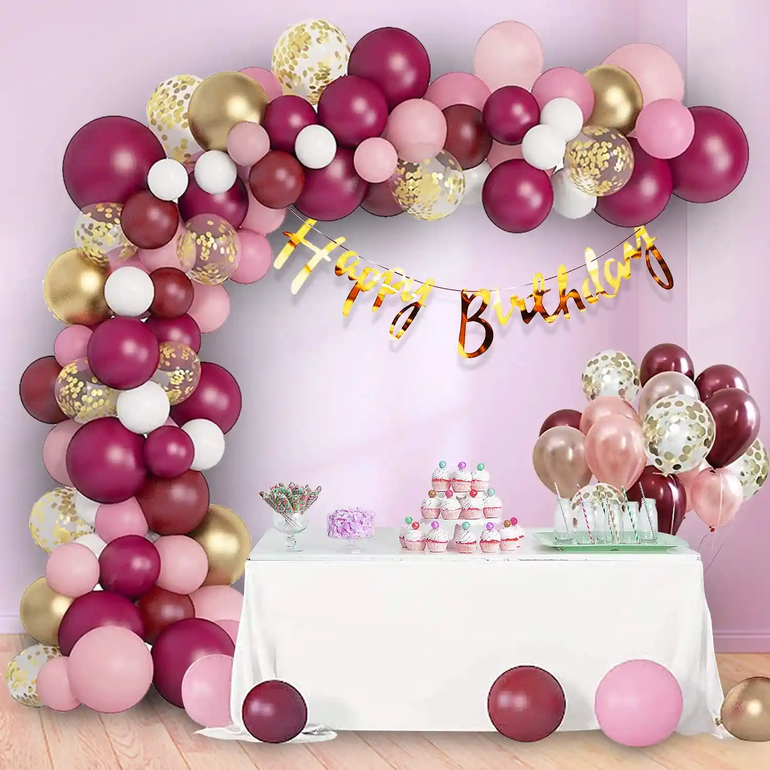 Birthday Decoration Items for Blue and White