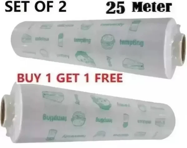 Butter Paper for Roti, Cake, Burger | Food Wrapping | Baking Parchment Paper Parchment Paper  (Pack of 2, 50 m)