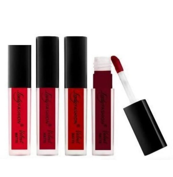 Matte Finish, Non-Sticky and Non-Drying, Sensational Liquid Matte Red Edition 4 SHADE