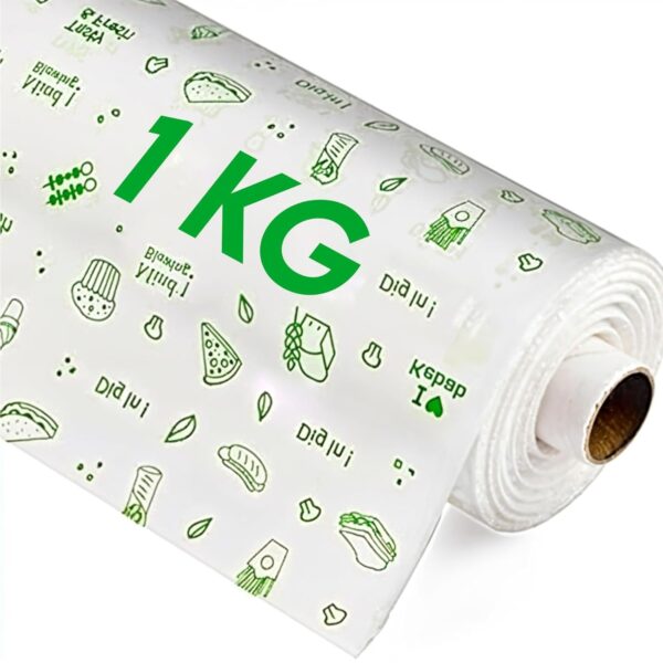 1 kg Butter Paper Roll – Ideal Wrapping Paper for Food, Butter Paper for Rotis, Roti Wrapping Sheets, Parchment Paper, and Baking Paper